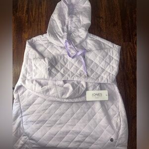 NEW NWT Jones New York Sport hoodie long sleeves x-large blend fabric Lt Purple